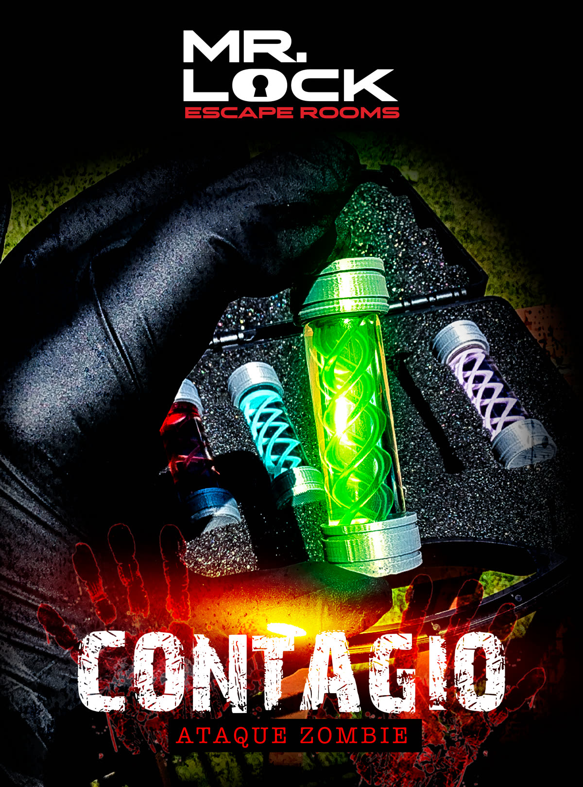 Póster de la sala Contagio de Mr. Lock
