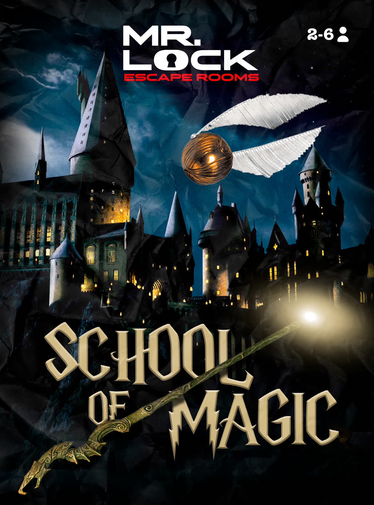 Póster de la sala School of Magic de Mr. Lock